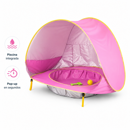 Carpa con piscina para bebé