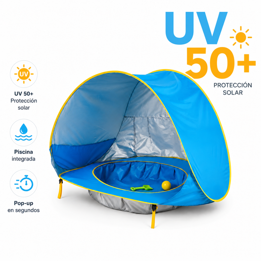 Tenda com piscina sem UV 50+